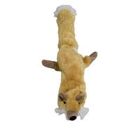 JACK AND VANILLA, Jouet en Peluche Renard, pour Chiens, 18 cm, Design réaliste, sonore et Lavable, idéal pour Les Jeux interactifs, Couleur vive, Modèle Flatties