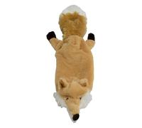 JACK AND VANILLA, Jouet en Peluche Renard, pour Chiens, 50 cm, Design réaliste, sonore et Lavable, idéal pour Les Jeux interactifs, Couleur vive, Modèle Flatties