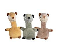 JACK AND VANILLA, Jouet en Velours Opossum pour Chien et Chat, Doux et résistant, avec bruits de crissement, Facile à Nettoyer, 25 cm, Disponible en Plusieurs Couleurs