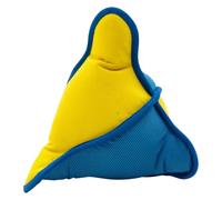 JACK AND VANILLA, Jouet Flottant pour Chiens et Chats, Matériaux Durables, Idéal pour Jeux Aquatiques, Facile à Nettoyer, 18 cm, Jaune/Bleu, pour Toutes Races, Modèle Rex