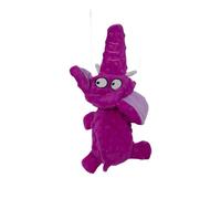 JACK AND VANILLA, Jouet interactif en Peluche pour Chien en Forme d'éléphant, Doux et Durable, idéal pour Le Jeu, 28 cm, Couleur Rose, Modèle Bubble Plush