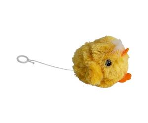 Jack and Vanilla, Jouet interactif pour Chat, Canard Vibrant Jaune, stimule l'instinct de Chasse, matériaux Non Toxiques, Taille 8 cm, Design Attrayant et léger, Modèle Cat Toys