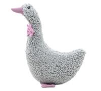 JACK AND VANILLA, Jouet interactif pour Chien Forme Maman Oie-M, Design réaliste et coloré, Durable et Facile à Nettoyer, idéal pour Petites et Moyennes Races, 28cm, Couleur variée, Modèle Barnyard