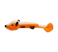 JACK AND VANILLA, Jouet interactif pour Chien ou Chat, Renard Doux et Durable, idéal pour Le Jeu et Les câlins, Lavable en Machine, 32 cm, Orange, pour Toutes Races