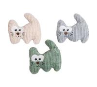 JACK AND VANILLA, Jouet pour Chat en Peluche, Design ludique et coloré, stimule l'instinct de Chasse, Facile à Nettoyer, Taille 12 cm, Couleur vive, Modèle Purrl