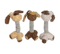 JACK AND VANILLA, Jouet pour Chien en Tissu velouté Ultra-Doux, bruits Amusants, Design coloré, Lavable en Machine, Non Toxique, 25 cm, Disponible en Plusieurs Couleurs