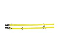 JACK AND VANILLA, Laisse de Dressage pour Chien, Modèle Comfort Tube Nylon, Couleur Jaune, Taille 20 mm x 200 cm