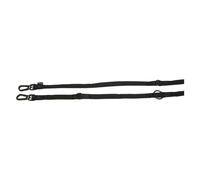 JACK AND VANILLA, Laisse de Dressage pour Chien, Modèle Comfort Tube Nylon, Couleur Noir, Taille 20 mm x 200 cm