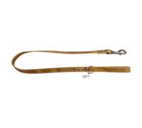 JACK AND VANILLA, Laisse en Cuir Cognac Vintage pour Chien, 20mm de Largeur et 100cm de Longueur, Design élégant et Durable, idéale pour promenades et entraînements, Modèle Vintage