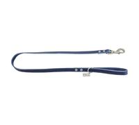 JACK AND VANILLA, Laisse Vintage en Nylon Durable pour Chien, 100 cm de Longueur, 20 mm de Largeur, Couleur Bleu, Design élégant et Confortable pour promenades Quotidiennes, Modèle Vintage