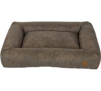 JACK AND VANILLA, Lit Box, Panier pour Chien, Modèle Classy, Couleur Stone, Taille L, 100 x 70 cm