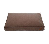 JACK AND VANILLA, Lit de Chien Confortable en Mousse, Design élégant, Housse Lavable, Durable et résistant, idéal pour Chiens de Taille Moyenne, 80x60x15 cm, Brun, Modèle Timeless Hampton