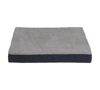 JACK AND VANILLA, Lit pour Chien Orthopédique Confort Mousse Mémoire, Tissu Résistant, Design Élégant, Housse Lavable, Taille M 80x60x10cm, Couleur Gris Foncé, Modèle Classic