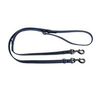 JACK AND VANILLA - Longe de Dressage - 2 m x 18 mm - Bleu | Grande longueur pour liberté de mouvement · Résistante à la traction · Mousqueton sécurisé · Idéale rappel et éducation