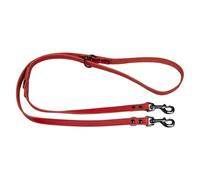 JACK AND VANILLA - Longe de Dressage - 2 m x 18 mm - Rouge | Grande longueur pour liberté de mouvement · Résistante à la traction · Mousqueton sécurisé · Idéale rappel et éducation