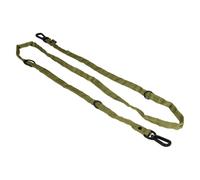 JACK AND VANILLA - Longe de Dressage Nylon - 2 m x 20 mm - Vert | Grande longueur pour liberté de mouvement · Résistante à la traction · Mousqueton sécurisé · Idéale rappel et éducation