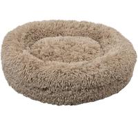 JACK AND VANILLA - Panier Apaisant pour Chien JV Bubble - Coussin Rond Anti-Stress en Peluche pour Chiens - Housse Amovible, Lavable - Beige, M, 70 cm