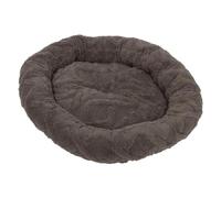 JACK AND VANILLA, Panier pour Chat Confortable et Élégant Taupe, Rembourrage Doux, Idéal pour Chats de Petite Taille, Ø48x8cm, Parfait pour Un Intérieur Chic, Modèle Fuzz