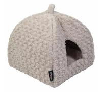 JACK AND VANILLA, Panier pour Chien, Igloo, Modèle Softy, Couleur Rosette Beige, Taille XS, 40 x 40 x 40 cm