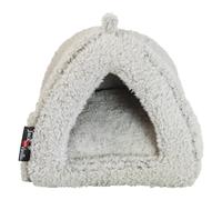 JACK AND VANILLA, Panier pour Chien, Modèle Shell Igloo, Couleur Gris Coquille, Taille 37x37x37cm