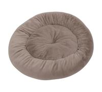 JACK AND VANILLA, Panier Rond en Coton Coloré pour Chiens/Chats, Design Attrayant et Durable, Idéal pour Rangement et Décoration, Taille XS Ø47x12cm, Couleur Latte, Modèle Posh