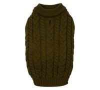 JACK AND VANILLA, Pull élégant pour Chien, Design Moderne et Confortable, Lavable en Machine, Ajustement Parfait, Idéal pour Toutes Les Occasions, Taille XXL, Couleur Kaki, Modèle 5Th Avenue Dogwalk