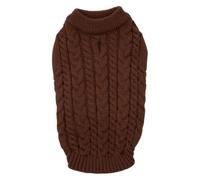 JACK AND VANILLA, Pull élégant pour Chien, Design Moderne et Confortable, Parfait pour Les promenades, Taille XXL, Couleur Auburn, Modèle 5Th Avenue Dogwalk