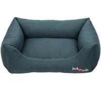 JACK AND VANILLA, Sofa imperméable pour Animaux, Design Moderne, Facile à Nettoyer, Confort Optimal pour Chiens et Chats, Dimensions 40x60x23 cm, Couleur Petrol