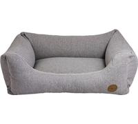 JACK AND VANILLA - Sofa Orthopédique pour Chien JV Hampton - Panier d’Intérieur pour Chiens Agés ou aux Articulations Fragiles - Gris Clair, L, 117 x 82 x 28 cm