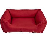 Jack and Vanilla - Sofa pour Chien Waterproof - Panier Imperméable, Durable et Tout Confort pour Petits à Grands Chiens - Facile à Laver - Couleur Rouge M, 80 x 60 x 25 cm