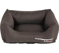 JACK AND VANILLA - Sofa pour Chien Waterproof - Panier Imperméable, Durable et Tout Confort pour Petits à Grands Chiens - Facile à Laver - Couleur Brun M, 80 x 60 x 25 cm