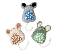 JACK AND VANILLA, Souris réaliste pour Chat, Jouet en matériaux Non Toxiques, stimule l'activité Physique et Le Jeu interactif, Facile à Nettoyer, 11 cm, Couleur Grise