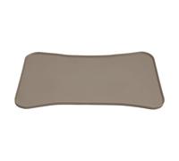 JACK AND VANILLA, Tapis en Caoutchouc Antidérapant Beige, Design Élégant et Moderne, Facile à Nettoyer, Convient à Toutes Les Races de Chiens, Taille 37x25 cm, Modèle Bon Appetit