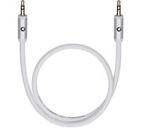 Jack audio Câble de raccordement [1x Jack mâle 3.5 mm - 1x Jack mâle 3.5 mm] 3.00 m noir contacts dorés, conducteur OFC Oehlbach i-Connect J-35