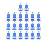 Jack banane 20pcs, Panneau de socket banane de 4 mm Adaptateurs de poste de liaison de liaison solide Accessoires de test électrique pour les connecteurs de prise de 4 mm (Bleu)