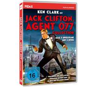 Jack Clifton, Agent 077 (Trilogie) Box Collection / Alle 3 Kultfilme mit Ken Clark (Pidax Film-Klassiker) [3 DVDs]