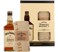Jack Daniel's Honey Towel 0.7 liter Whisky + Coffret cadeau