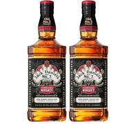 Jack Daniel's Sour Mash Tennessee Whiskey LEGACY EDITION No. 2 - BLACK DESIGN 43% Vol. 0,7l in Giftbox, 700 milliliters (Lot de 2)
