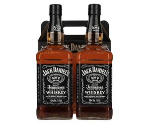 Jack Daniel's Tennesse Whiskey TWINPACK 40% Vol. 2x1l in Giftbox