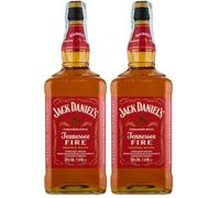 Jack Daniel's Tennessee Fire Liqueur- 1 litre (Lot de 2)