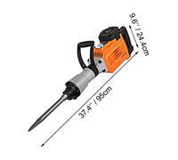 Jack de démolition Hammer rotatif multifonctionnel 150 0W 2200W 3600W Drillage d'outil marteau électrique en béton brisé,Forte Adaptabilité(3600W)