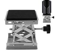 Jack de laboratoire : support manuel de ciseaux, élévation de hauteur | Support extensible résistant aux chocs pour banc de chimie, équipement de cuisine, outil de configuration scientifique, éleveur