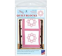 JACK DEMPSEY AIGUILLE ART Blocs de couette 18 x 18 W Interlock Blanc, Taille unique