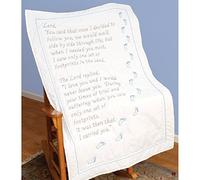 Jack Dempsey estampillé Blanc Lap Quilt Top, Empreintes
