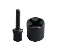 Jack Drill Adapter - Universal Steel | Anti-Rust Drill Bit Attachment for RV, Camper, Boat, Floor, Truck, Cargo, Mower, Towing, Outdoor, Garage, and Heavy-Duty DIY Projects