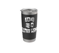 Jack est un garçon ennuyeux Gobelet isotherme en acier inoxydable double paroi