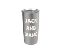 Jack et Diane Gobelet isotherme en acier inoxydable double paroi