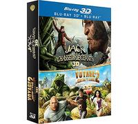 Jack et le chasseur de géants + Voyage au centre de la Terre 2 – Coffret Blu-ray 3D