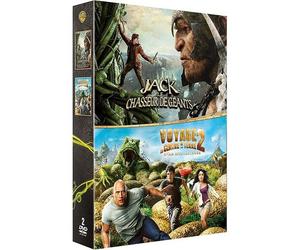 Jack Et Le Chasseur De Géants + Voyage Au Centre De La Terre 2, L'île Mystérieuse - Pack