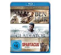 Jack Huston,Toby Kebbell,Morgan Freeman - Ben Hur/Gladiator/Spartacus-3 Movie... [Blu-ray]